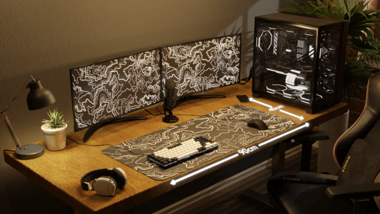 Topographic Black V2 XL Mousepad Measurements (1)