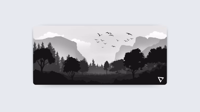 Calm Valley Monochrome