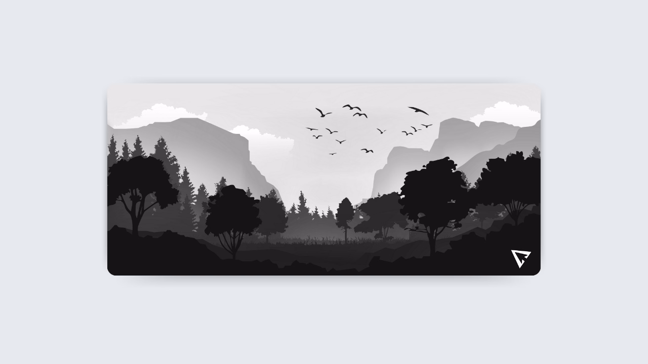 Calm Valley Monochrome